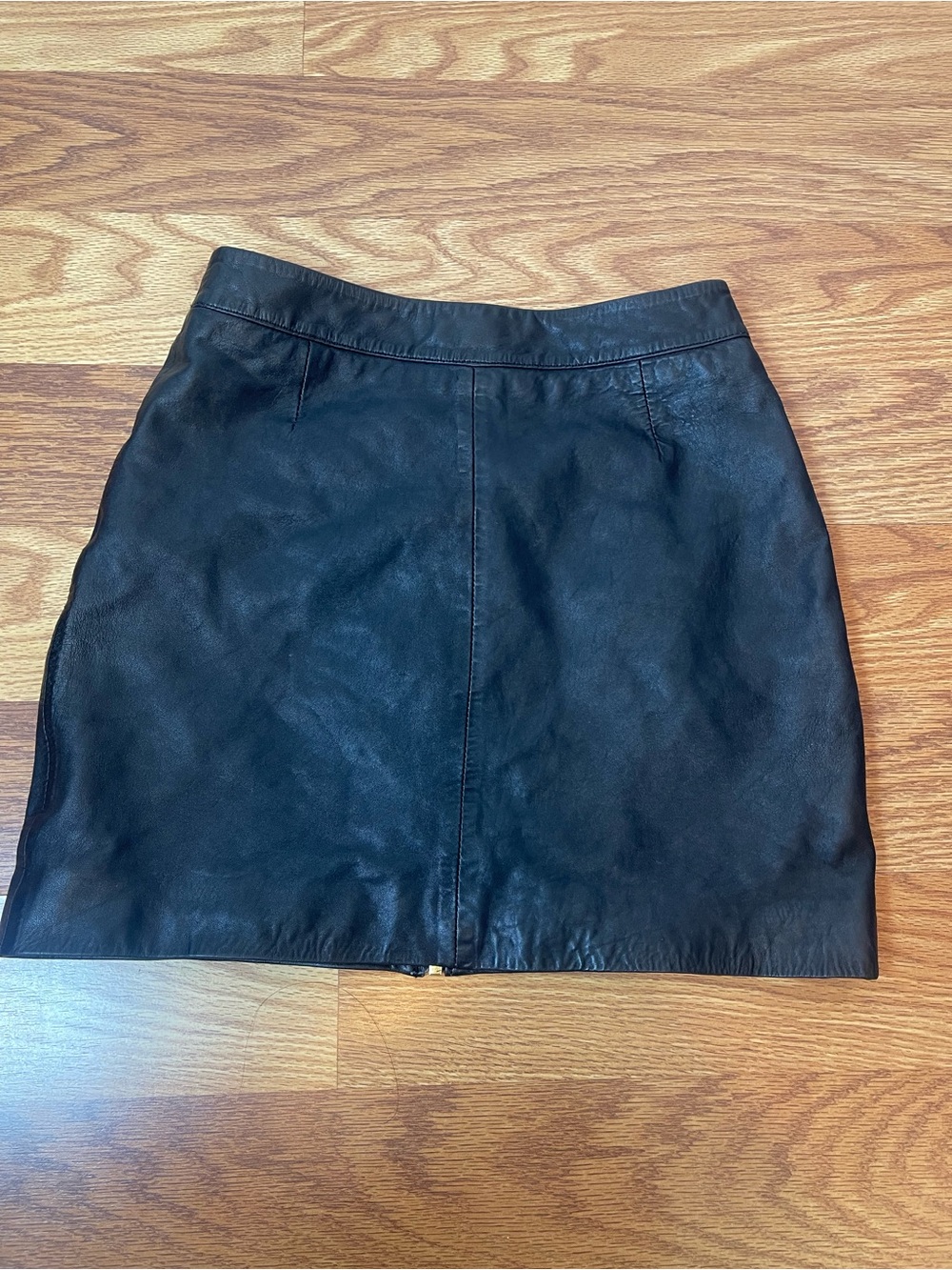 Nasty gal 100% real leather mini skirt size 2